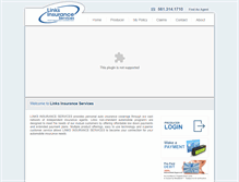 Tablet Screenshot of linksinsuranceservices.com